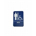 Don-Jo Men's / Handicap ADA Blue Bathroom Sign HS907001